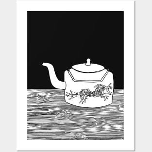 Dragon Teapot Posters and Art